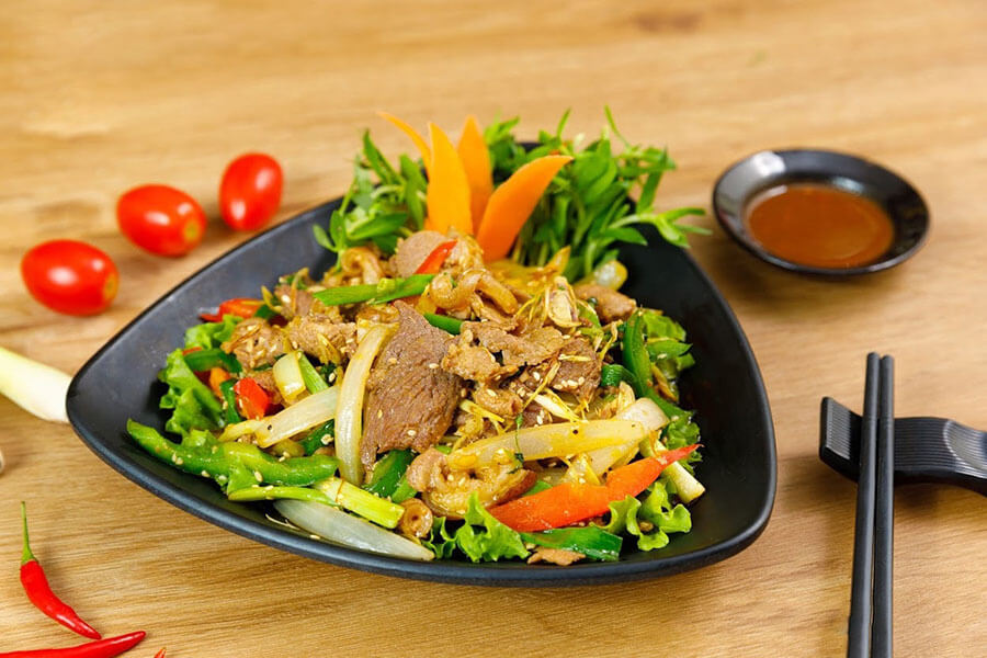 Cách chế biến thịt vạc ngon xào sả ớt